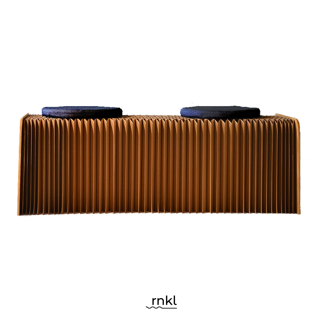 rnkl paper bench black cushion